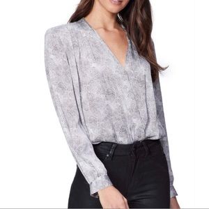 Paige Sevilla Snakeskin Bodysuit